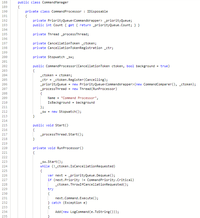 Espy Command System API Code Example